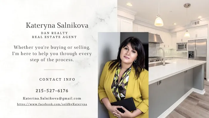 Kateryna Salnikova, Real estate services in Bucks , Montgomery and Philadelphia county 0